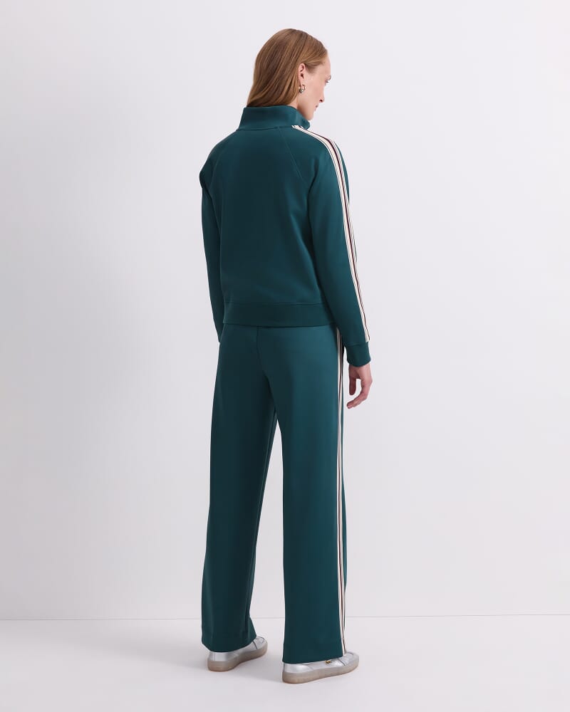 Lina Track Jacket in DARK JADE