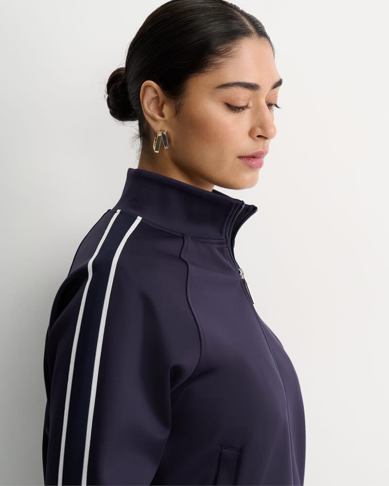 Lina Track Jacket in NAVY MULTI