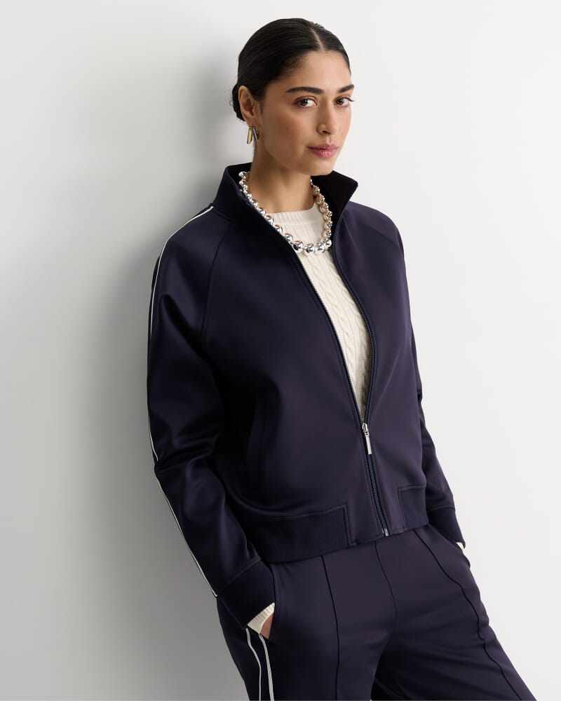 Lina Track Jacket in NAVY MULTI