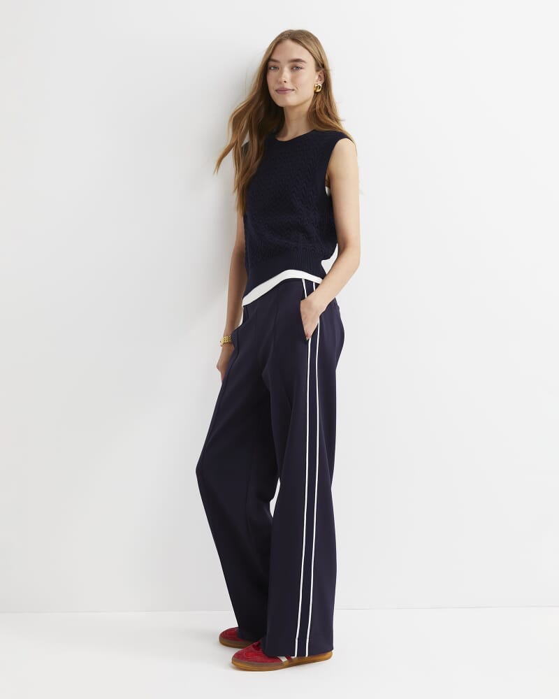 Lina Track Pant in NAVY MULTI