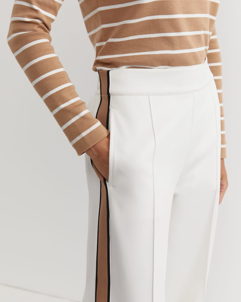Lina Track Pant in WHITE/MULTI