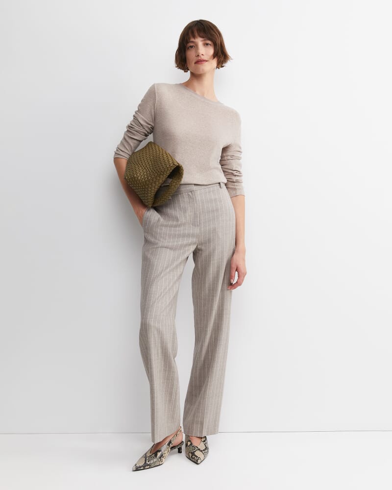 Shanni Cotton Cashmere Tee in MINK