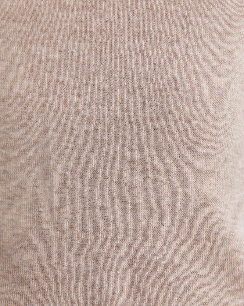 Shanni Cotton Cashmere Tee in MINK