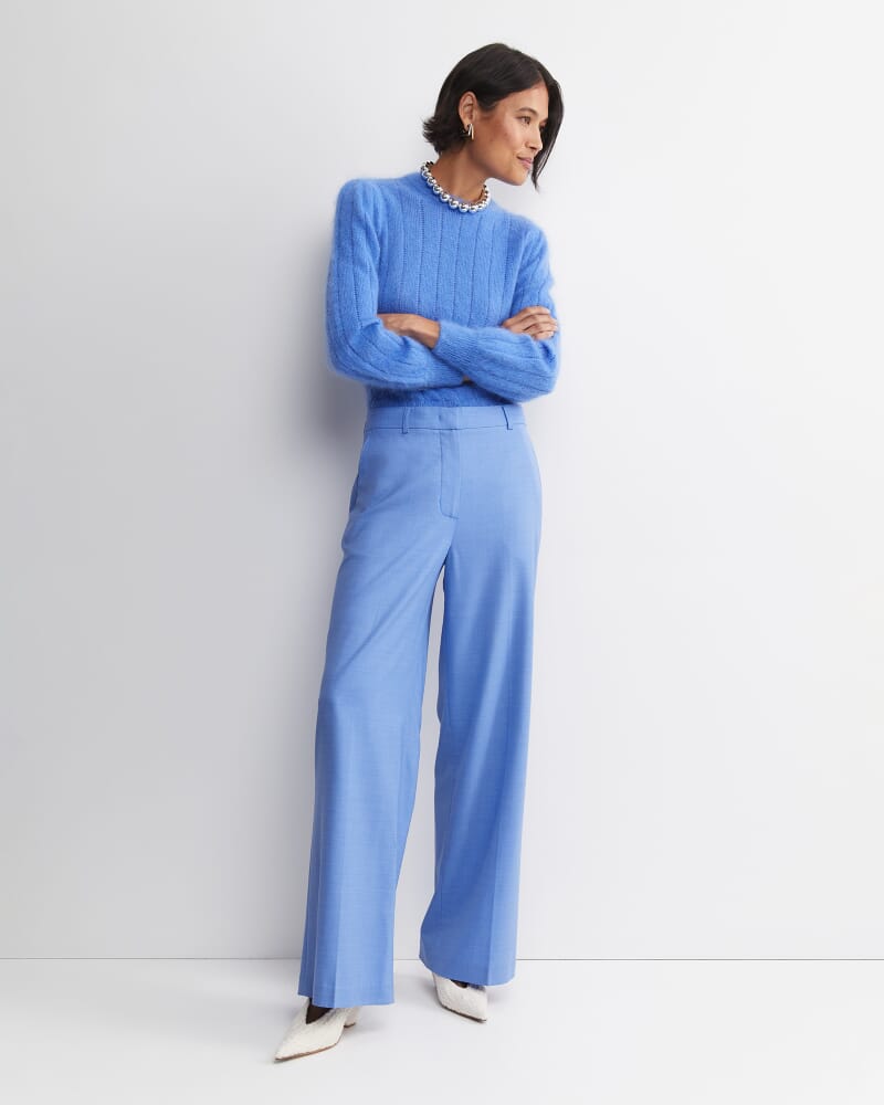 Wren Wide Leg Pant in BELLE BLUE