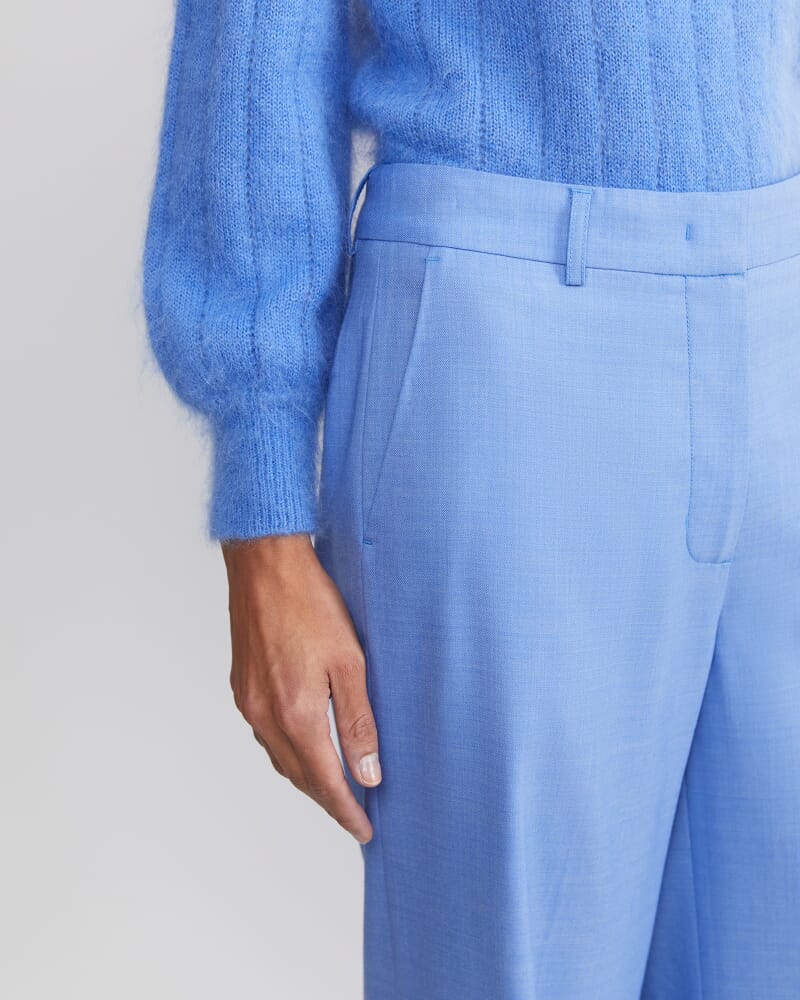 Wren Wide Leg Pant in BELLE BLUE