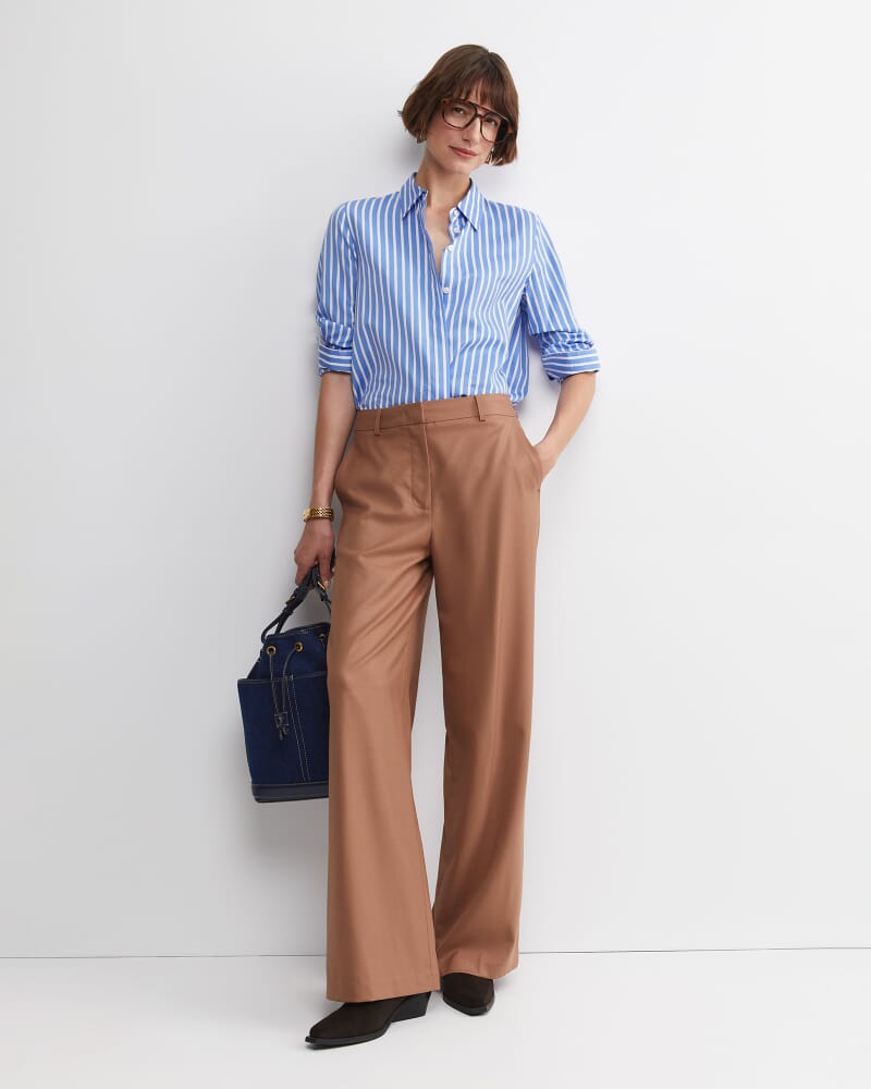 Wren Wide Leg Pant in CAMEL