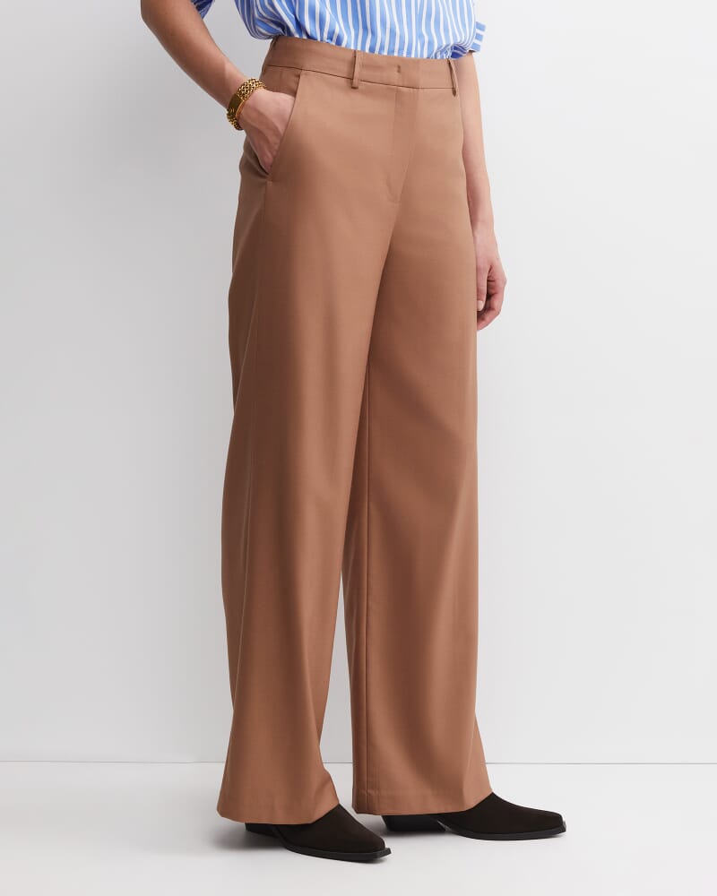 Wren Wide Leg Pant in CAMEL