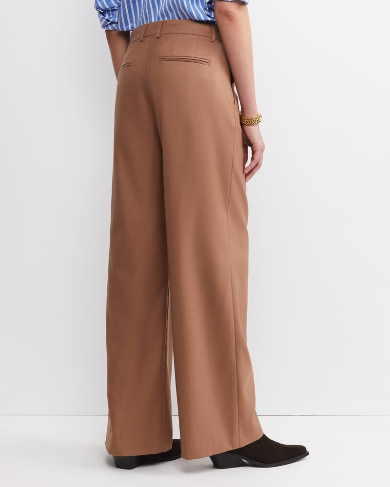 Wren Wide Leg Pant in CAMEL