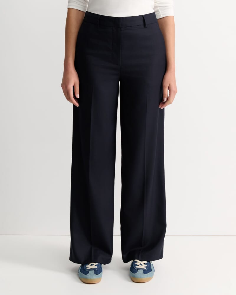 Wren Wide Leg Pant in NAVY