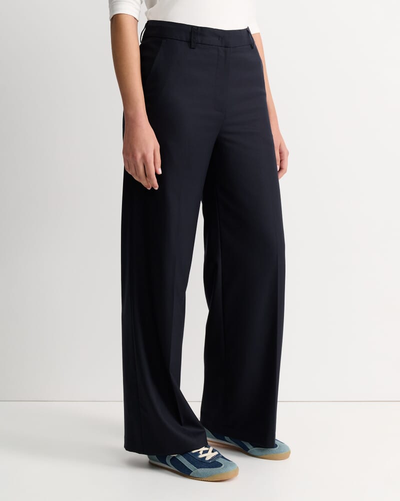 Wren Wide Leg Pant in NAVY