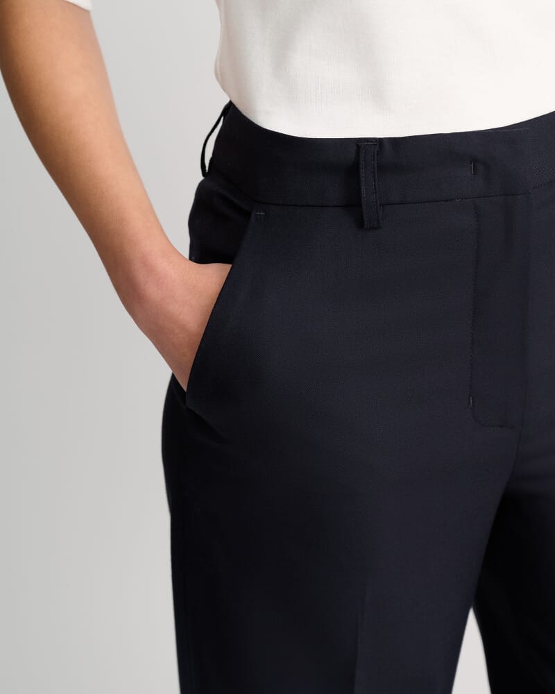 Wren Wide Leg Pant in NAVY