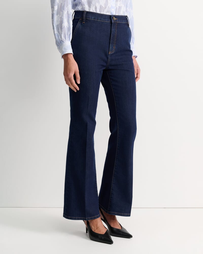 Maxine Trouser Jean in DARK WASH