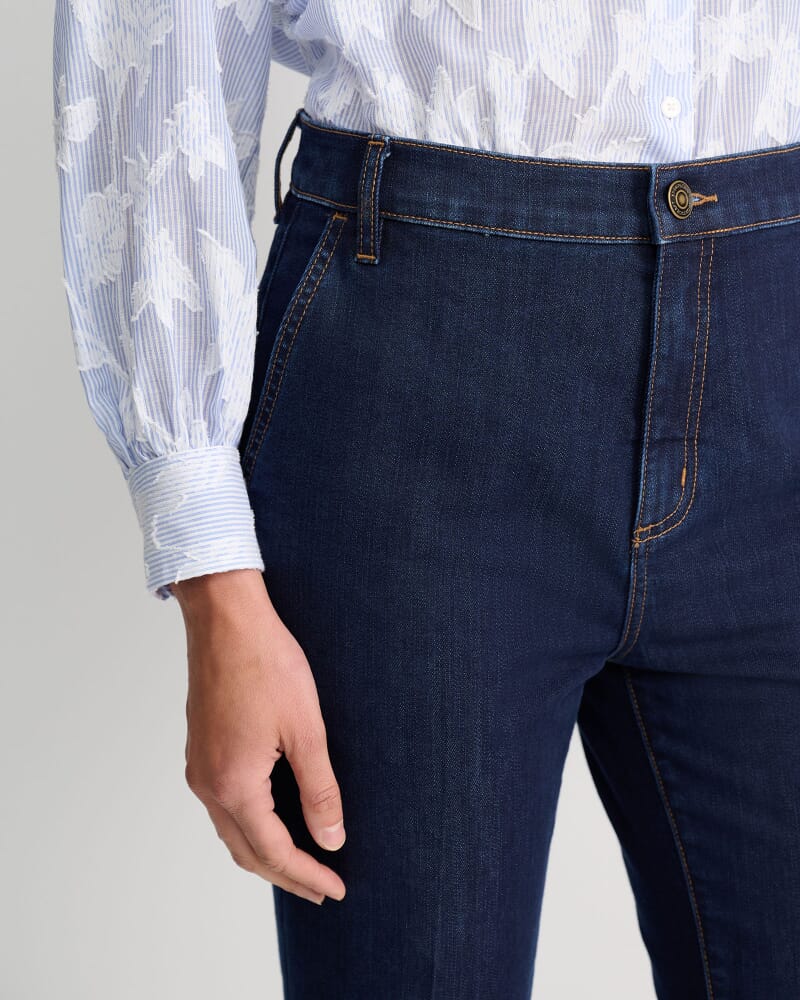 Maxine Trouser Jean in DARK WASH