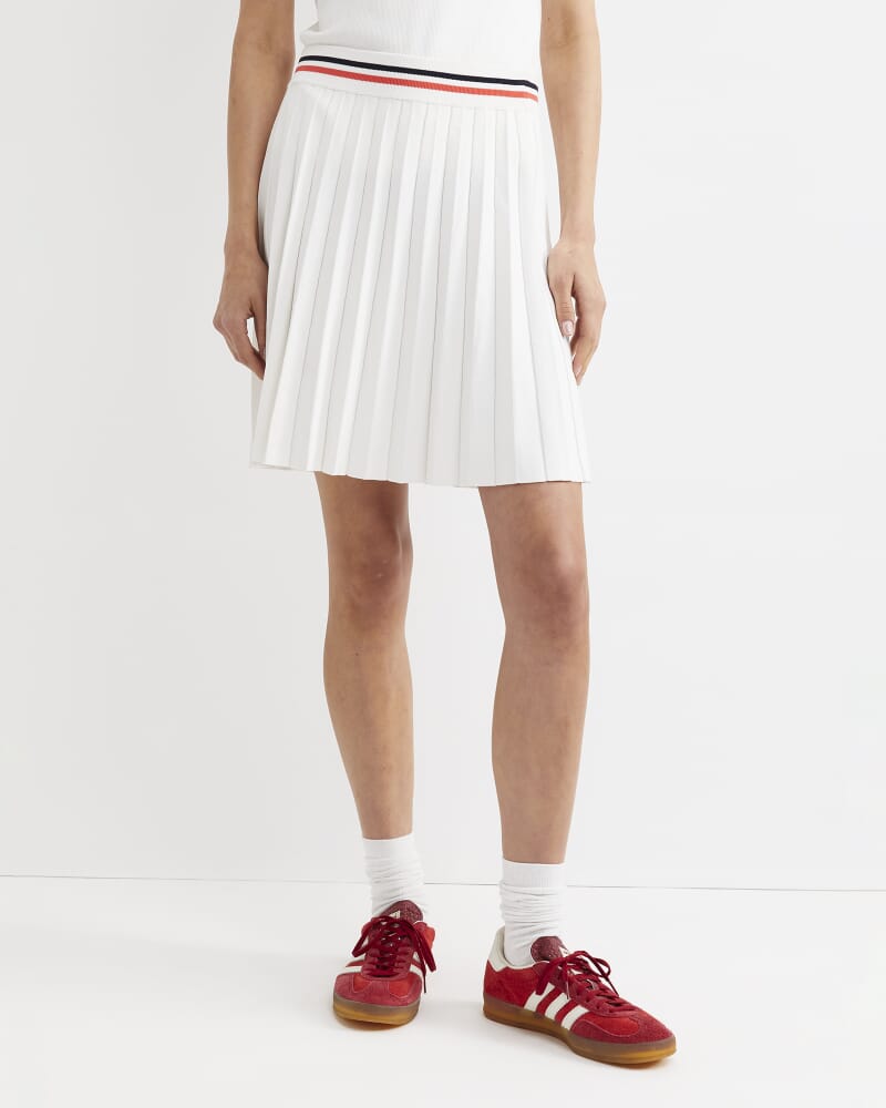 Maxine Milano Mini Skirt in WHITE