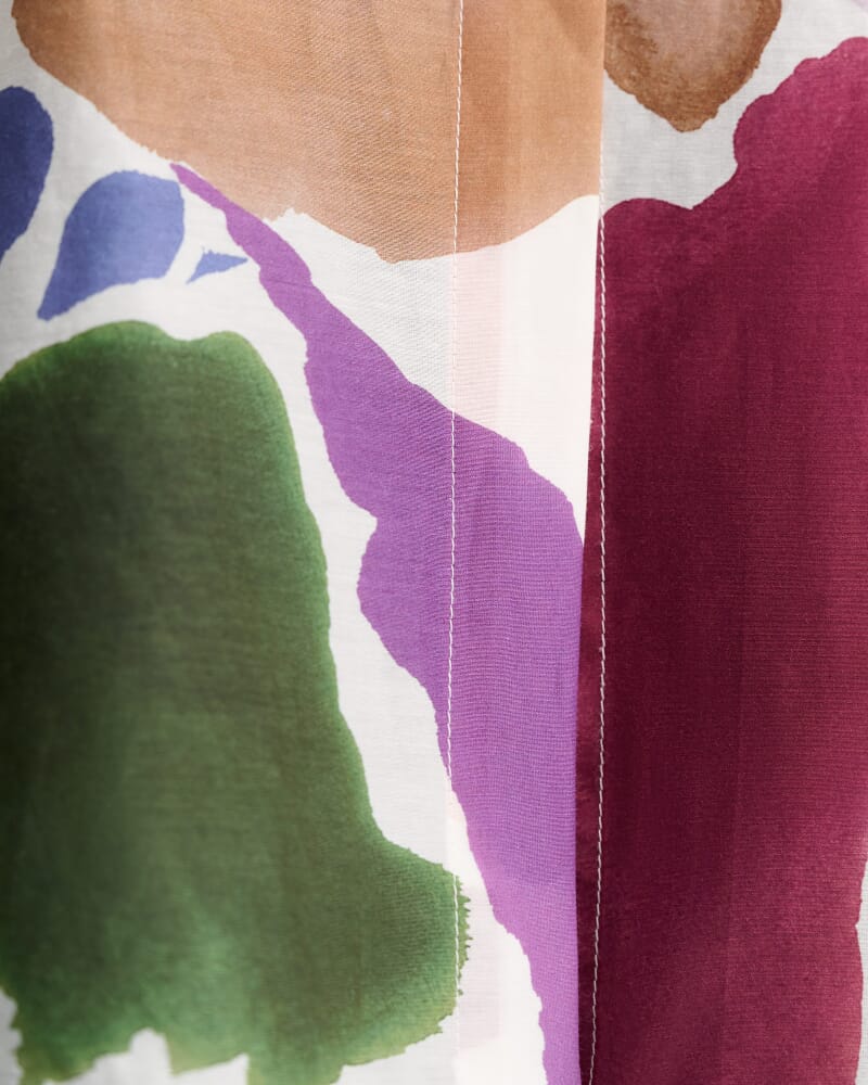 Leah Cotton Silk Shirt in MULTI