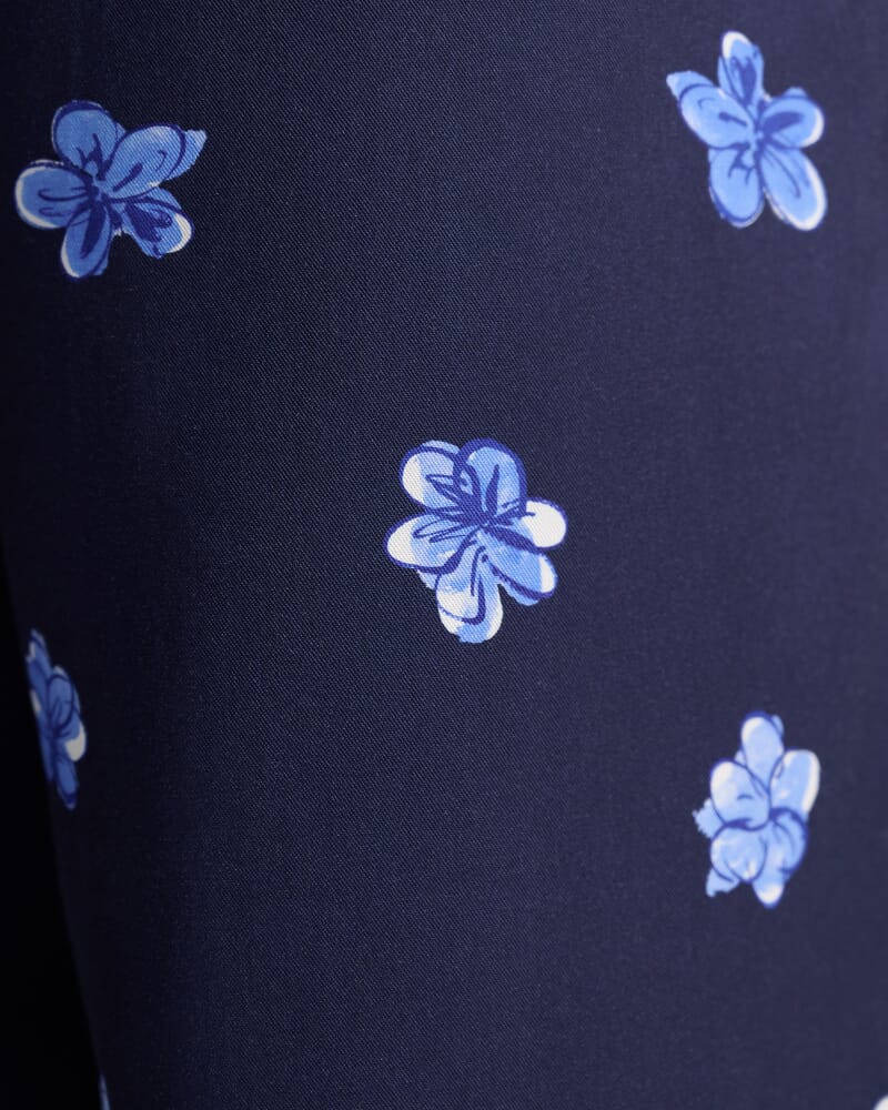 Ila Wide Leg Pant in MULTI NAVY