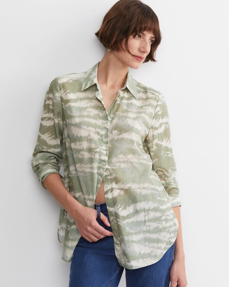 Bell Long Sleeve Shirt in GREEN