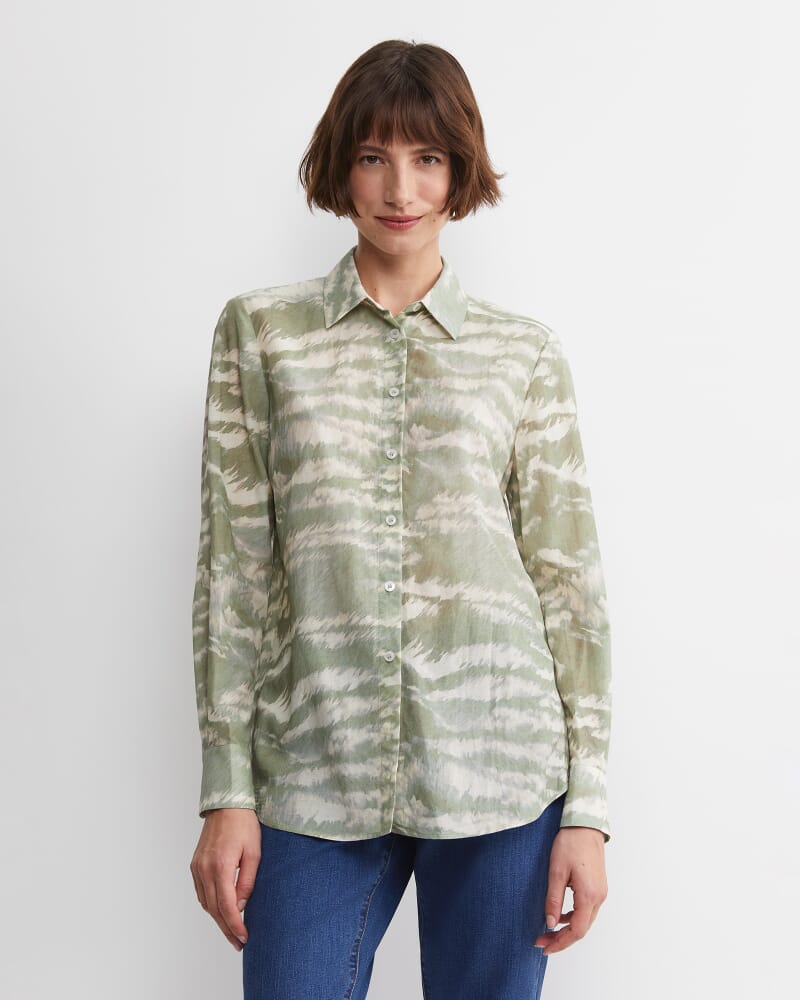 Bell Long Sleeve Shirt in GREEN