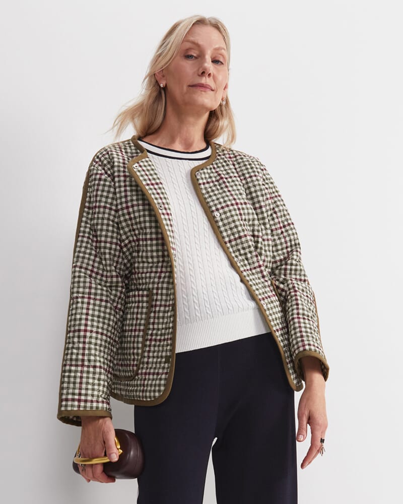Gina Quilted Jacket in MULTI