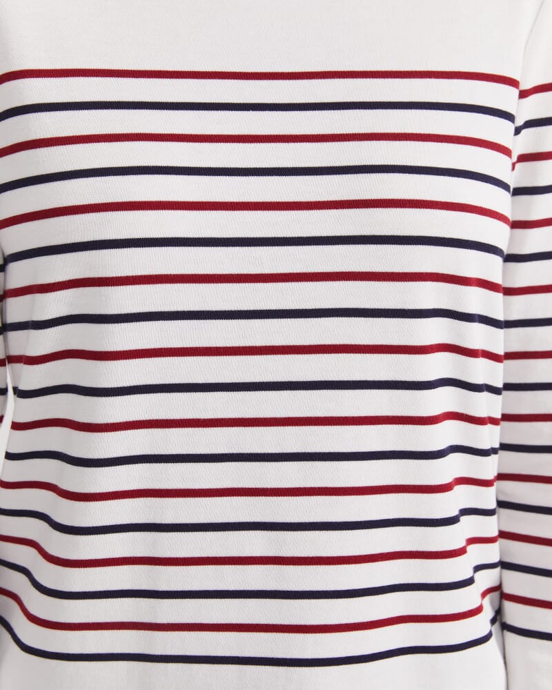 Britta Stripe Long Sleeve Tee in MULTI