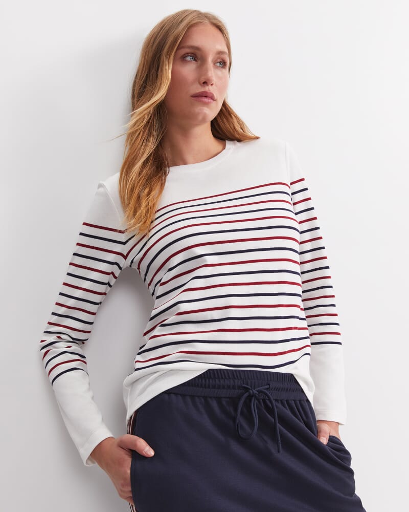 Britta Stripe Long Sleeve Tee