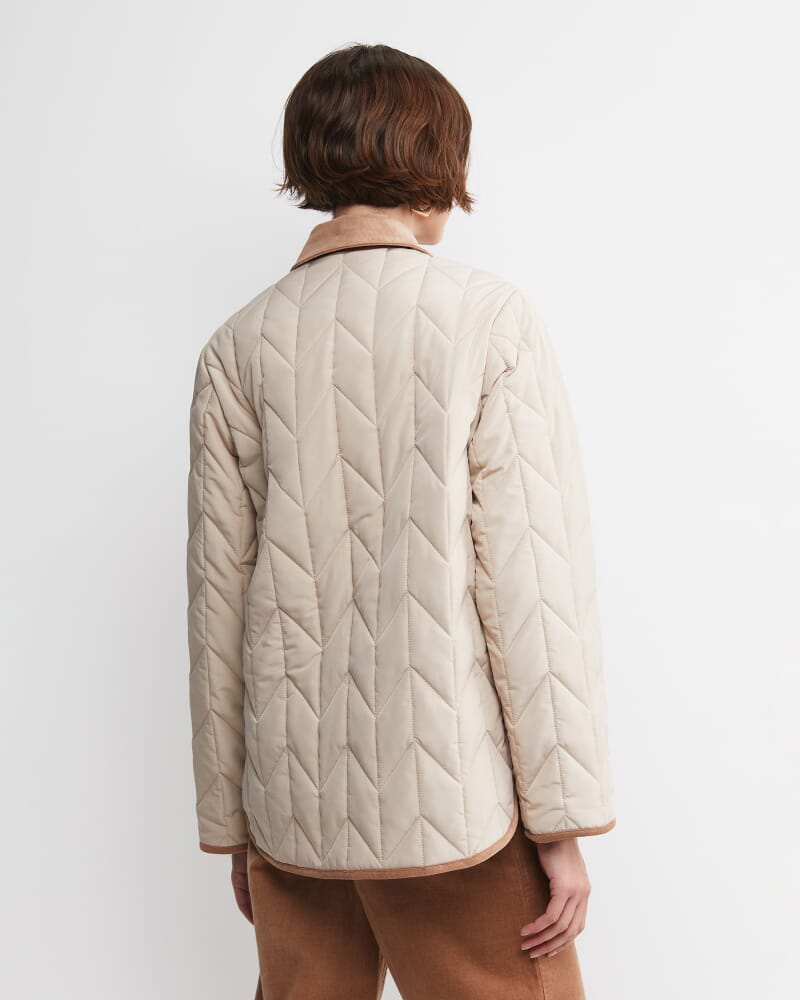 Gillian Lightweight Quilted Jacket in CANVAS