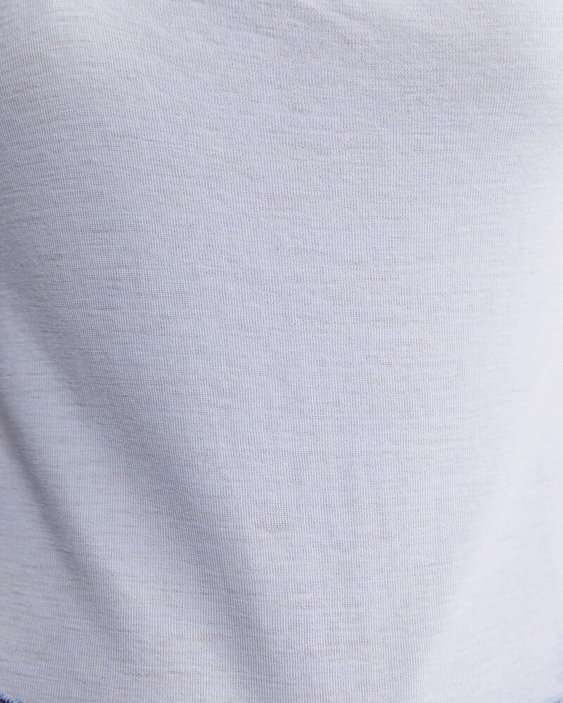 Gigi Babywool Twist Top in ICE BLUE