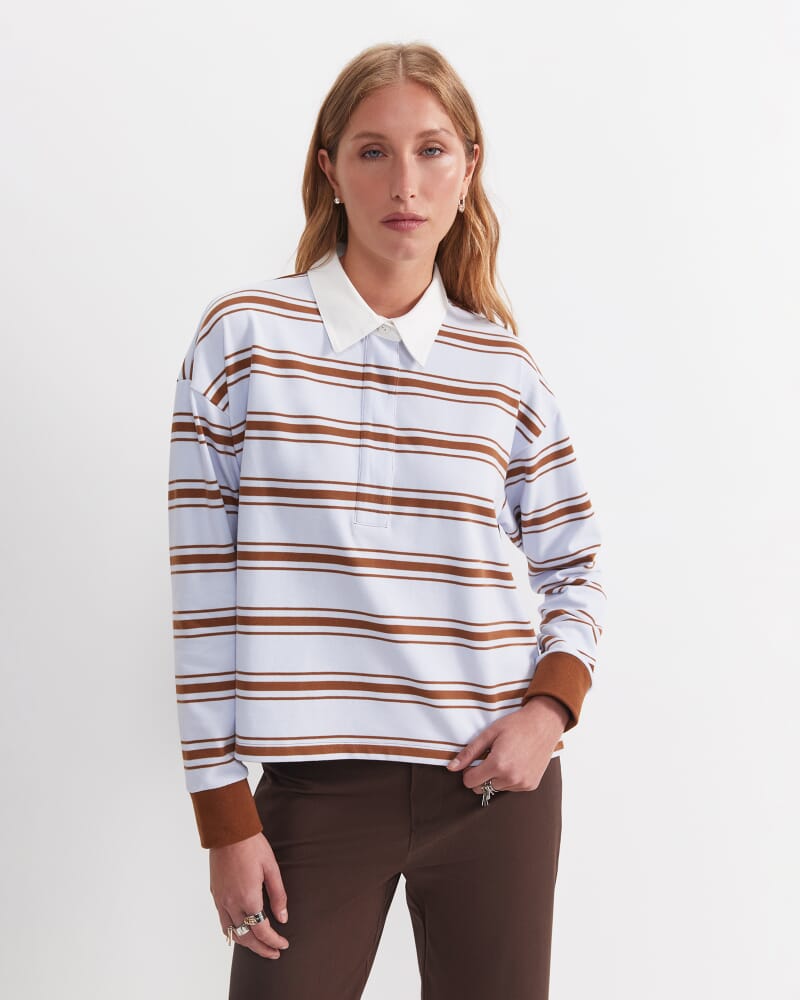 Jane Cropped Rugby Shirt