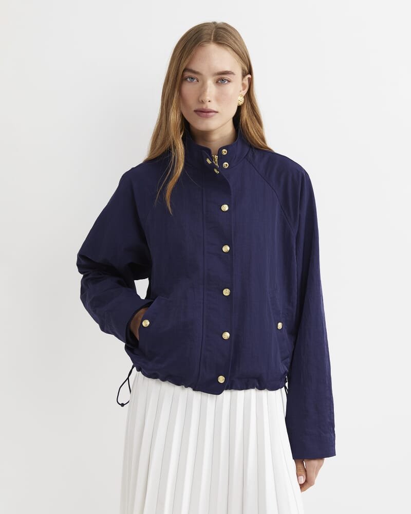 Tia Windcheater in NAVY