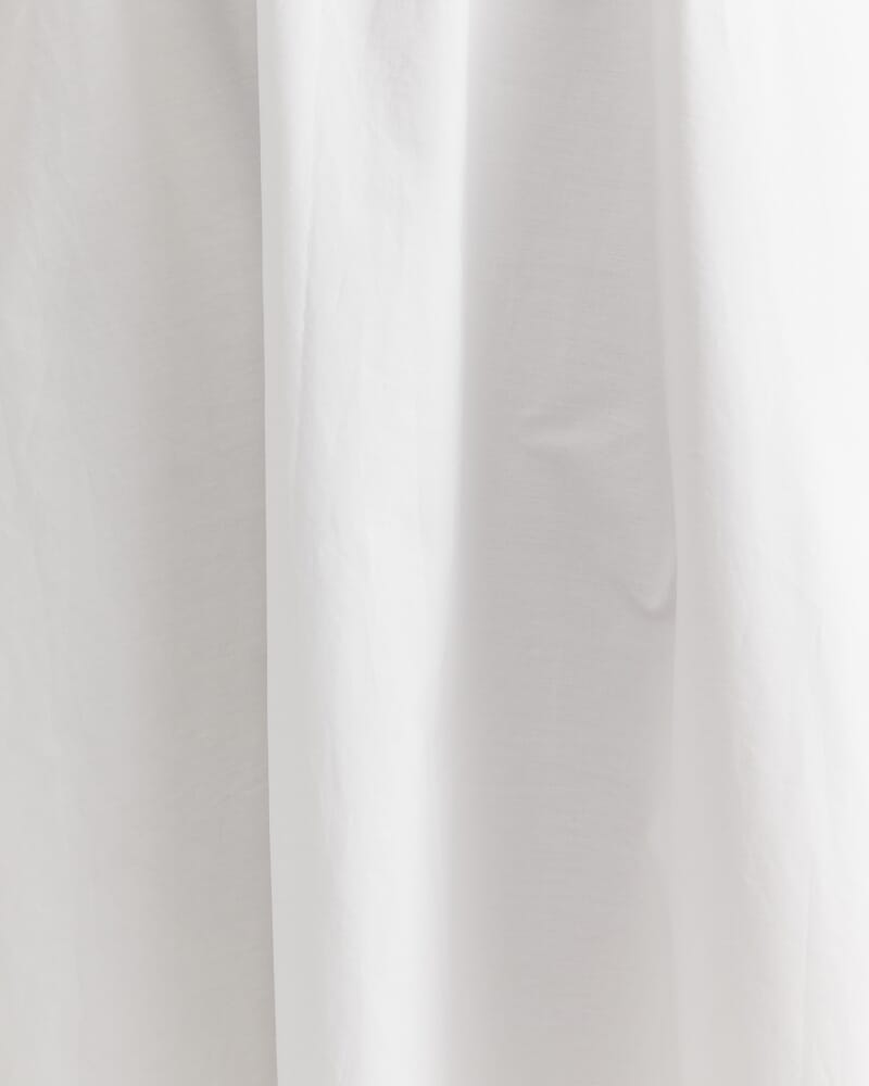 Elina Cotton Maxi Skirt in WHITE