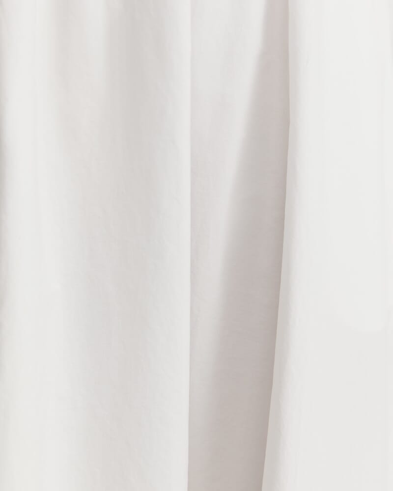 Elina Cotton Maxi Skirt in WHITE