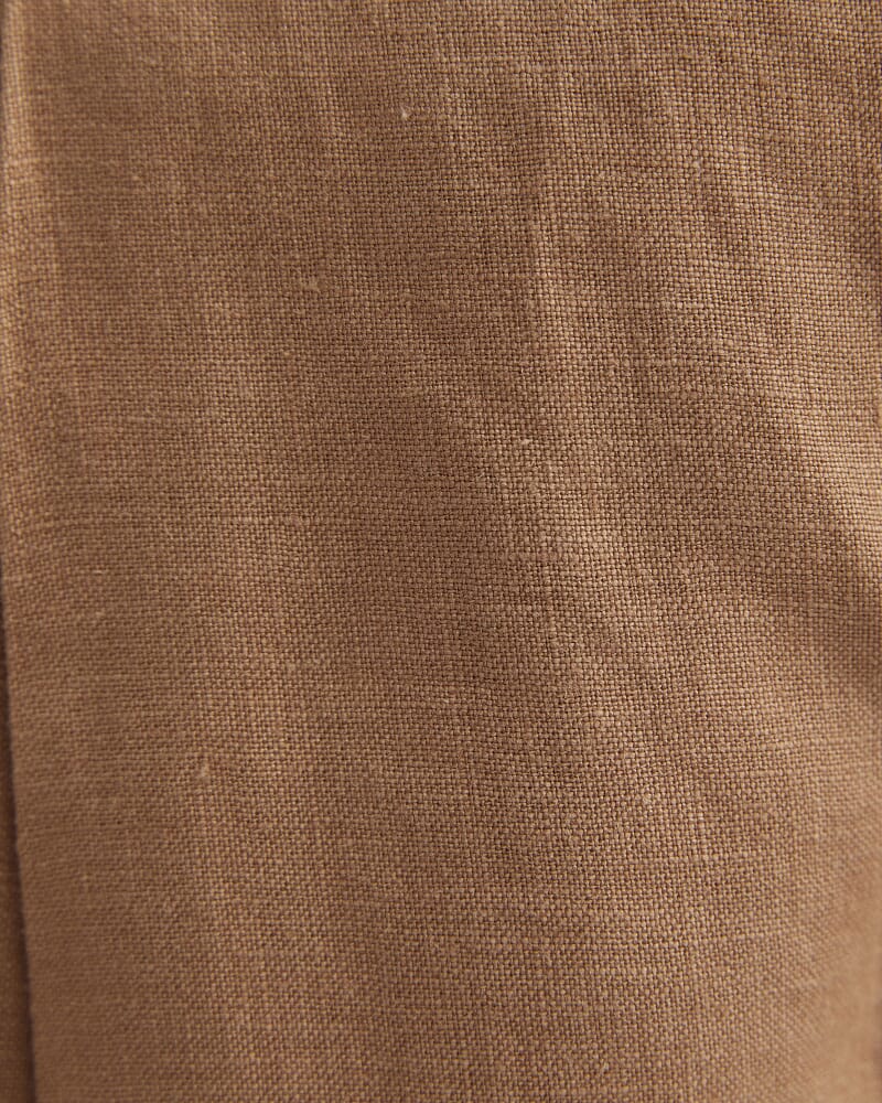 Lilou Linen Short in TAN