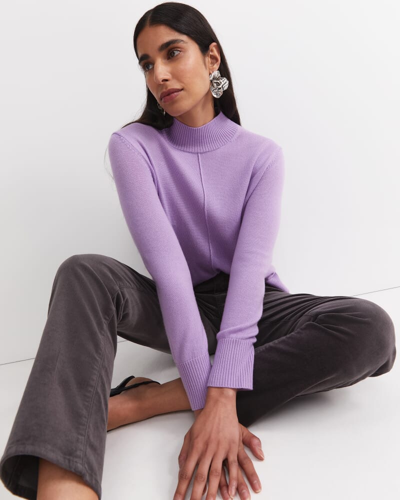 Cass Wool Sweater in LILAC