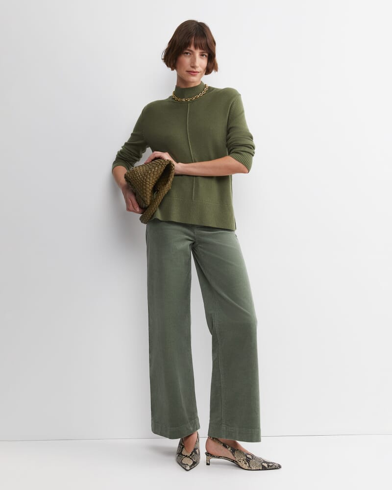 Cass Wool Sweater in KHAKI