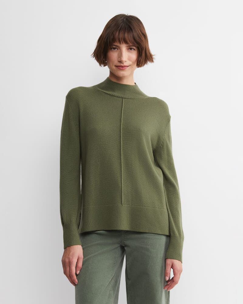 Cass Wool Sweater in KHAKI