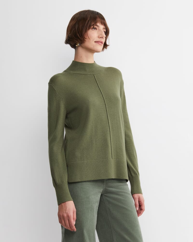 Cass Wool Sweater in KHAKI