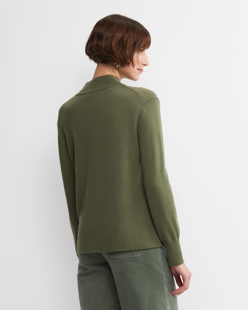 Cass Wool Sweater in KHAKI