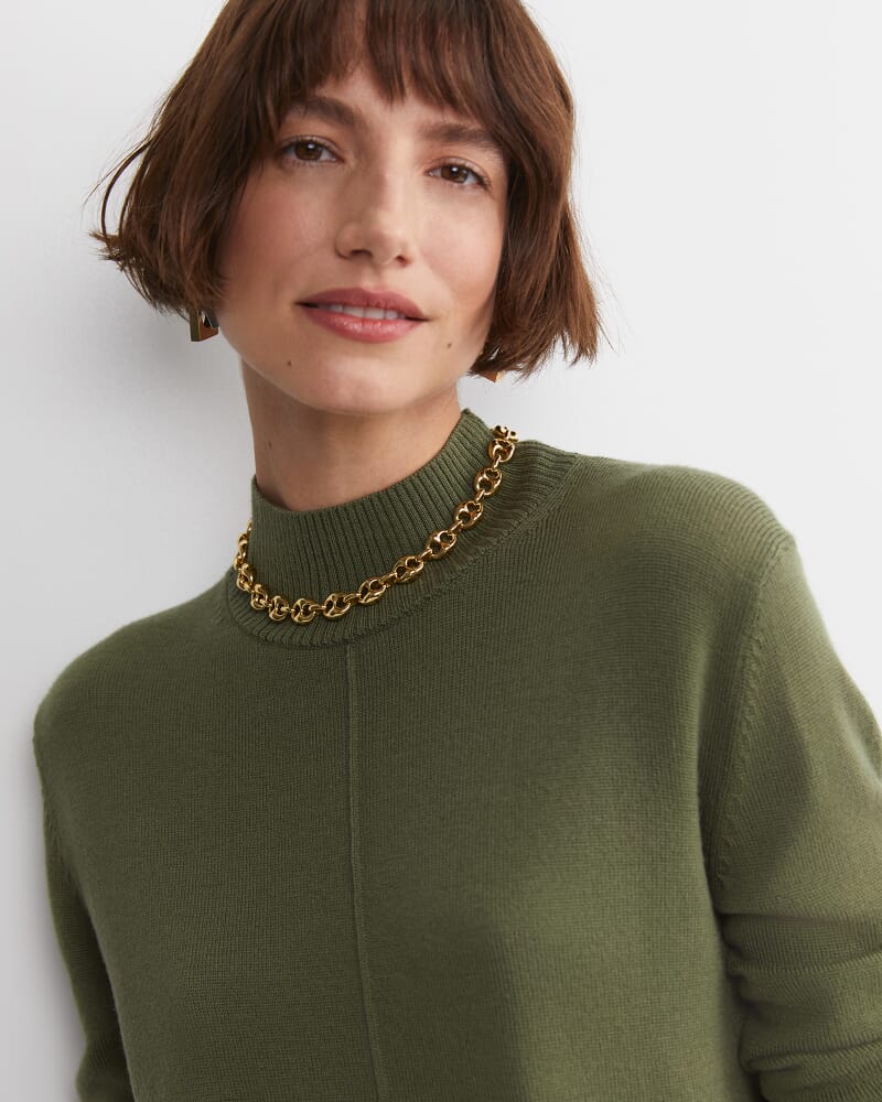 Cass Wool Sweater in KHAKI