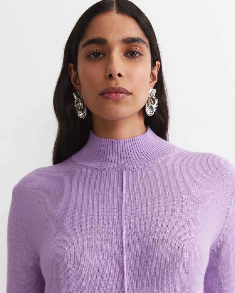 Cass Wool Sweater in LILAC