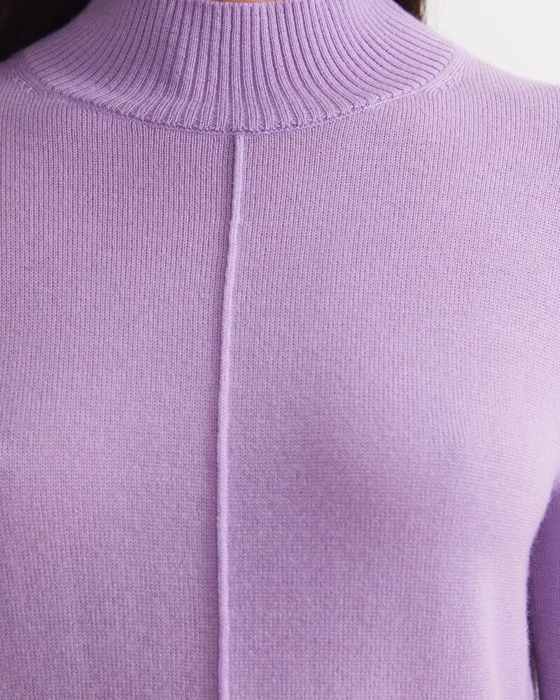 Cass Wool Sweater in LILAC