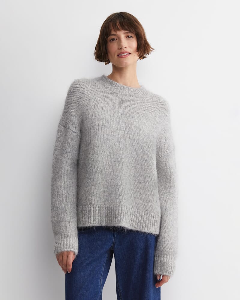 Sarish Chunky Sweater in GREY MARLE