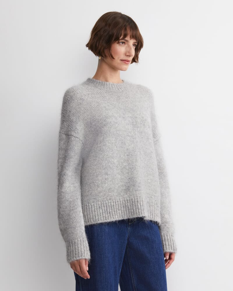 Sarish Chunky Sweater in GREY MARLE