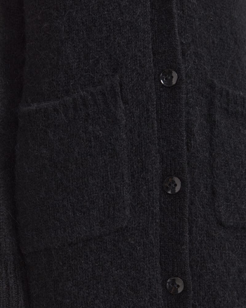 Sarish Cocoon Coatigan in BLACK