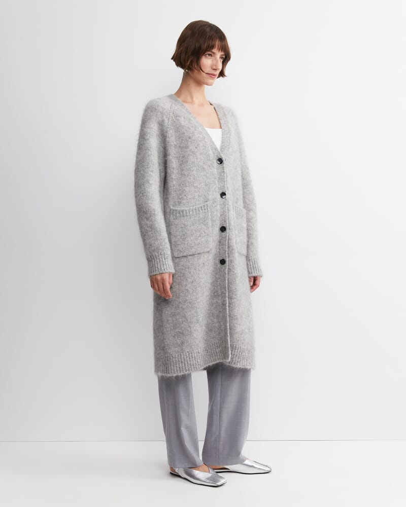 Sarish Cocoon Coatigan in GREY MARLE
