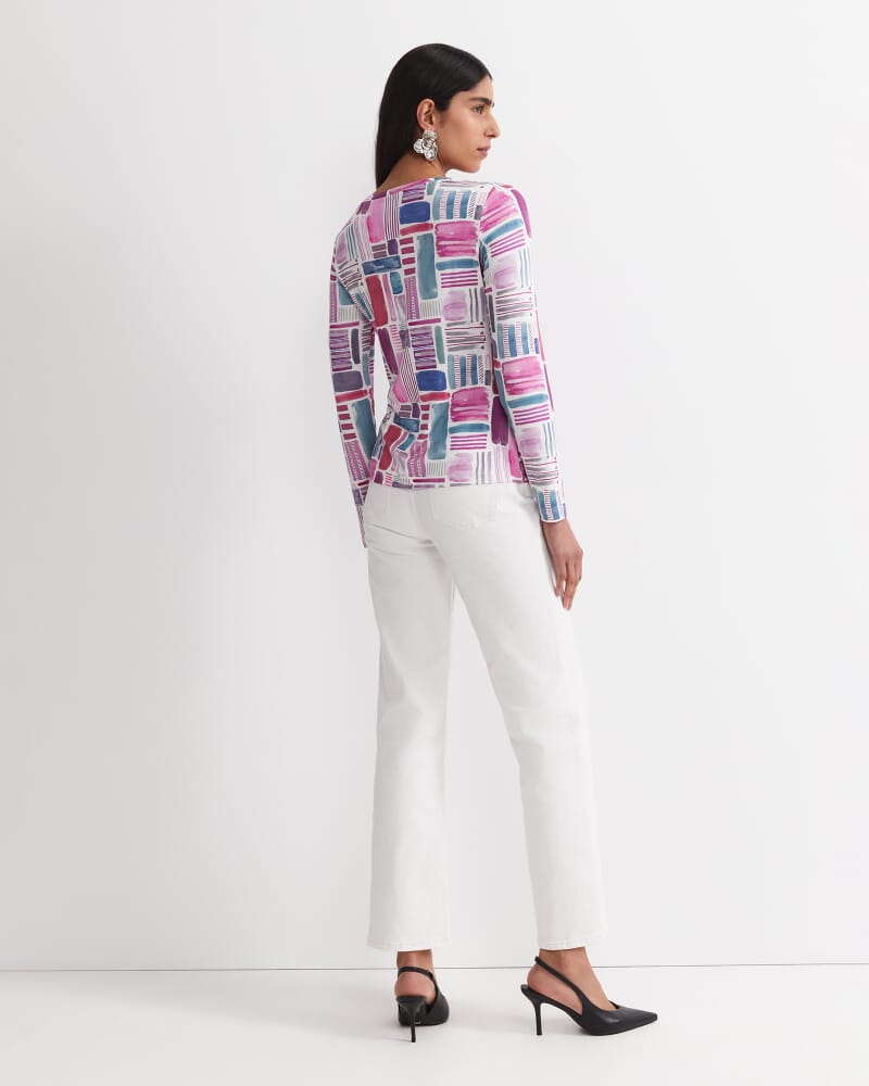 Construct Liberty Magic Tee in PINK MULTI