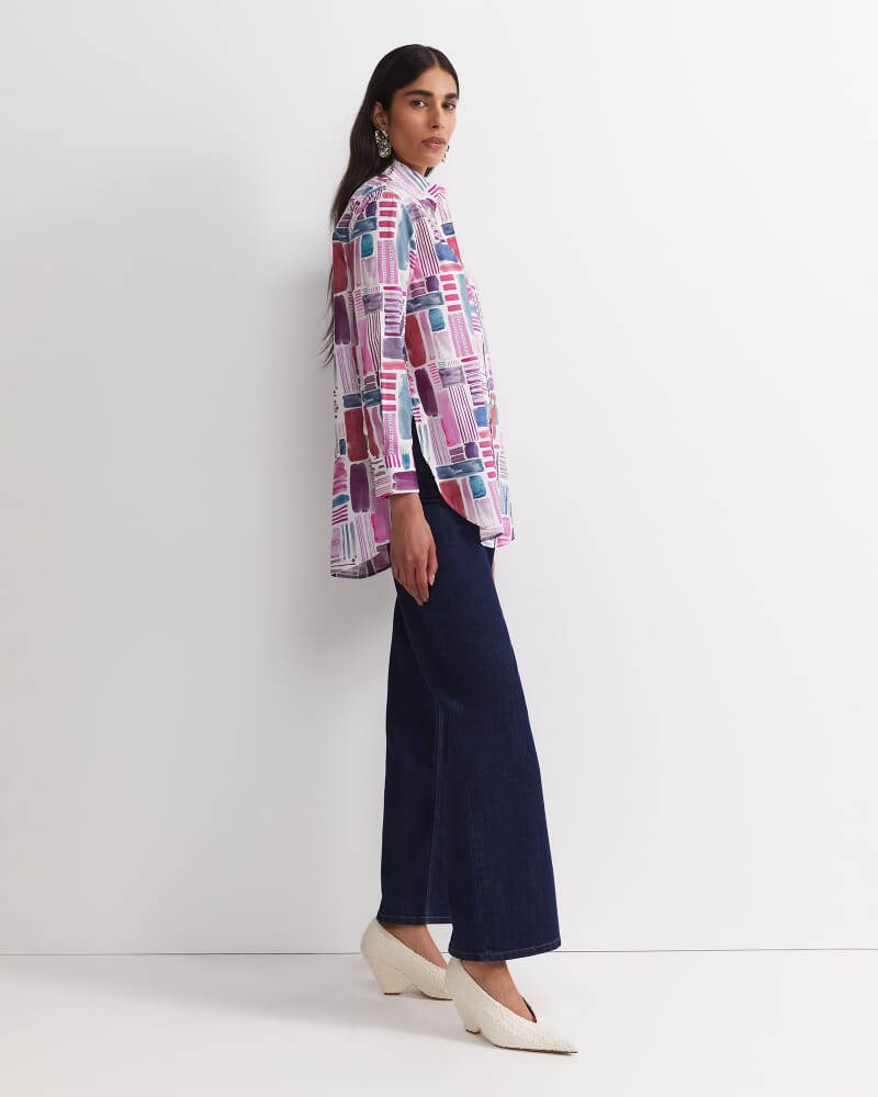 Construct Liberty Shirt in PINK MULTI