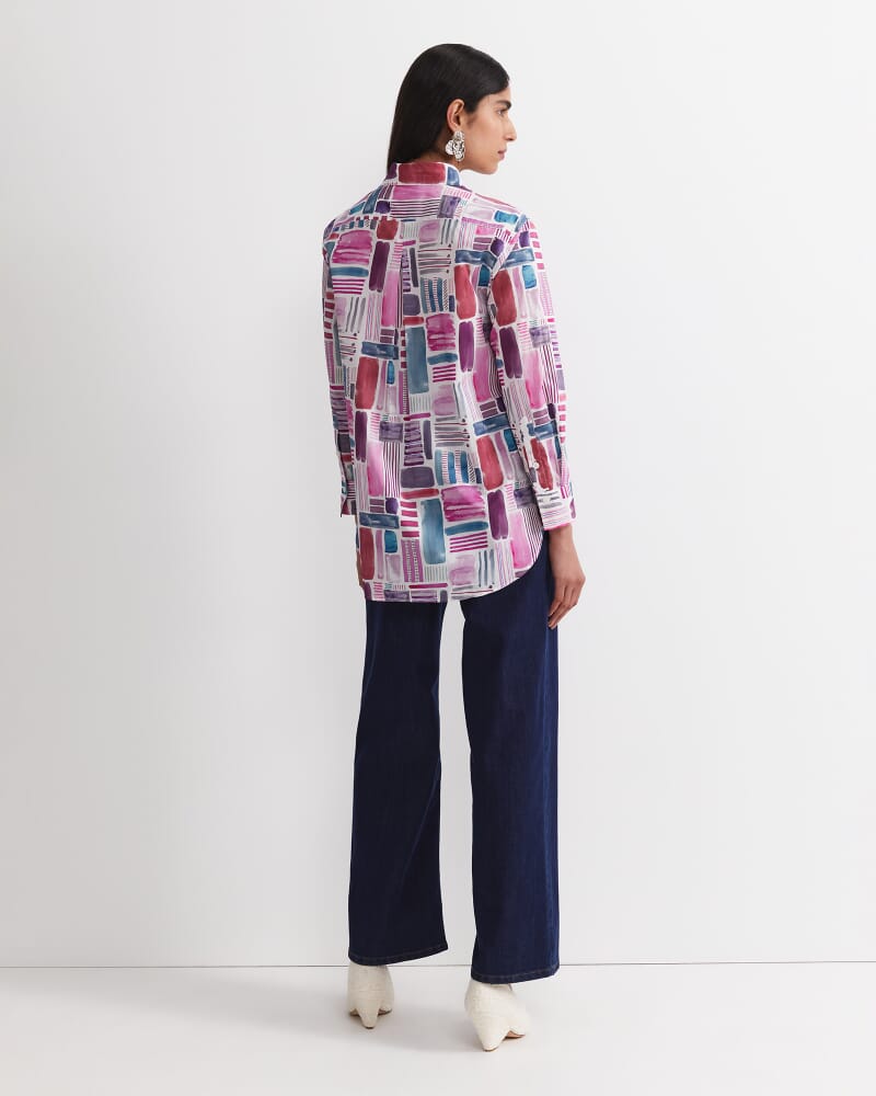 Construct Liberty Shirt in PINK MULTI