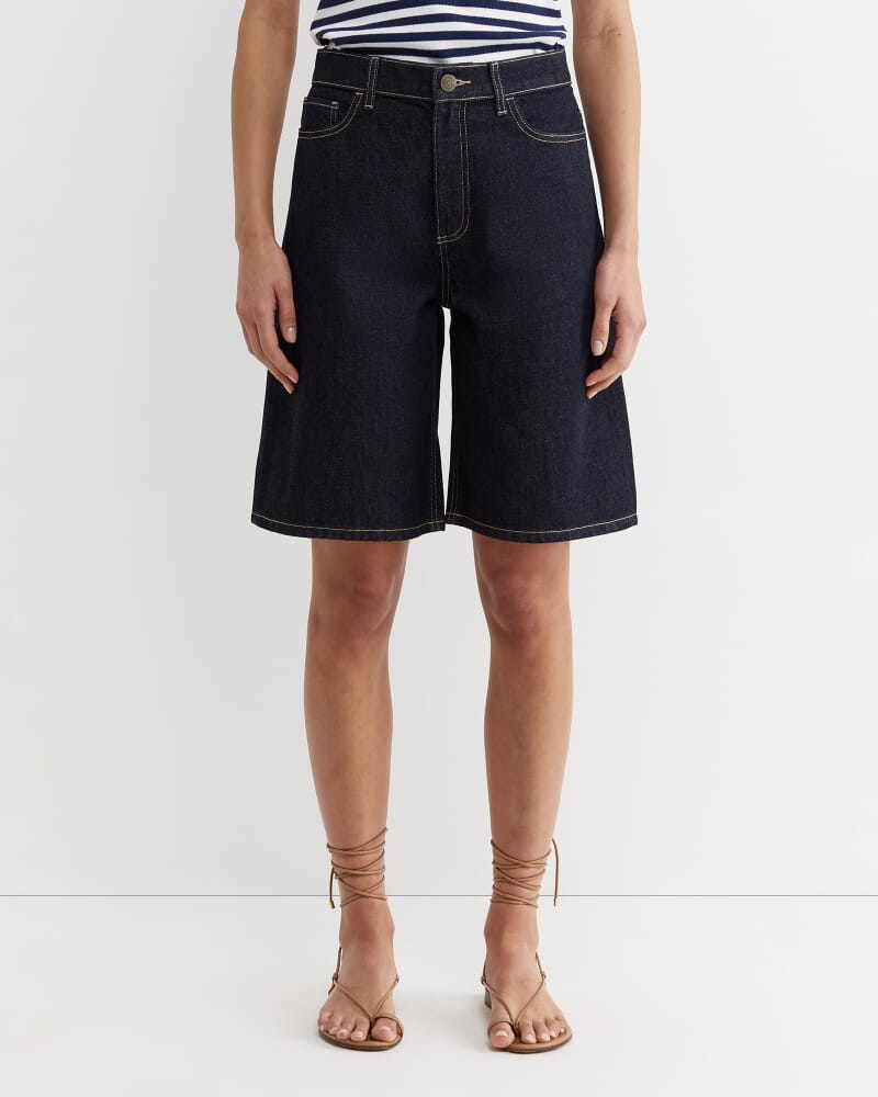 Alyse Denim Short in INDIGO