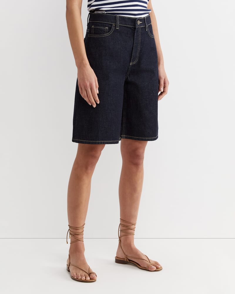 Alyse Denim Short in INDIGO