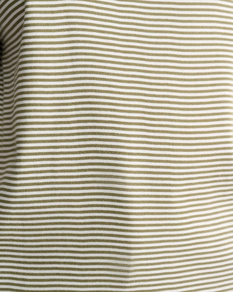 Heidi Oversized T-Shirt in KHAKI/WHITE